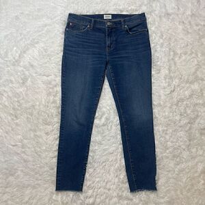 Hudson Krista Ankle Super Skinny Jeans Denim Womens Size 31 Raw Hem